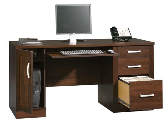 Sauder office port computer shop credenza